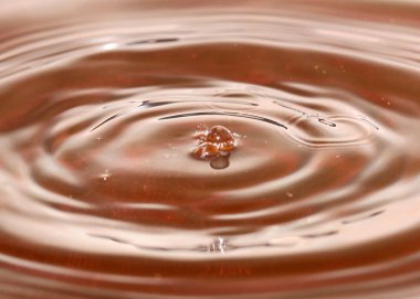 bir damla sıvı sonra su yüzeyinde güzel desenler