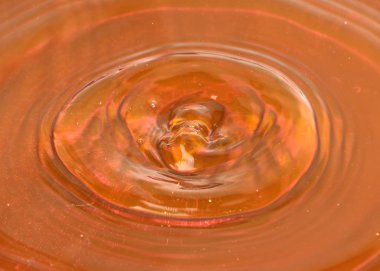 bir damla sıvı sonra su yüzeyinde güzel desenler