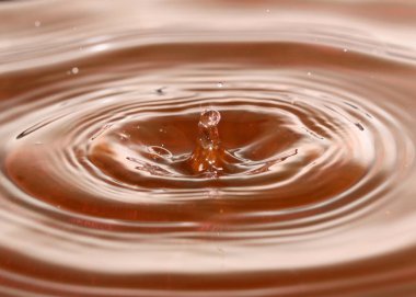 bir damla sıvı sonra su yüzeyinde güzel desenler