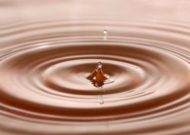 bir damla sıvı sonra su yüzeyinde güzel desenler