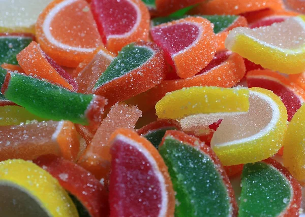 Ein Bündel Süßer Zucker Köstliche Marmelade Zum Teetrinken — Stockfoto