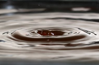 su sıçramalarına ve desenler siyah petrol sıvı damla sonra yüzeyi 