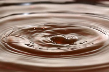 su sıçramalarına ve desenler siyah petrol sıvı damla sonra yüzeyi 