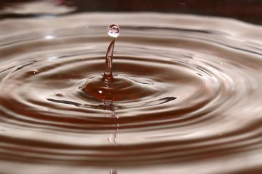 su sıçramalarına ve desenler siyah petrol sıvı damla sonra yüzeyi 