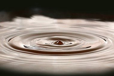 su sıçramalarına ve desenler siyah petrol sıvı damla sonra yüzeyi 