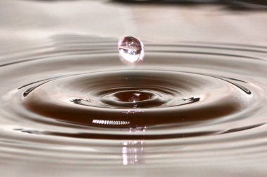 su sıçramalarına ve desenler siyah petrol sıvı damla sonra yüzeyi 