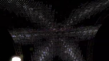 Şehir Parkı kemerli destekler ışık dinamik aydınlatma