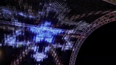 Şehir Parkı kemerli destekler ışık dinamik aydınlatma