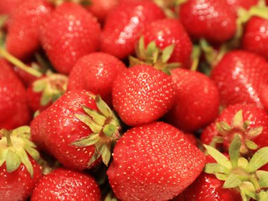 yemek için güzel olgun çilek berry