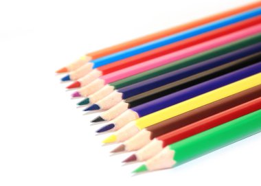 renkli kalemler set çizim için bir araç olarak