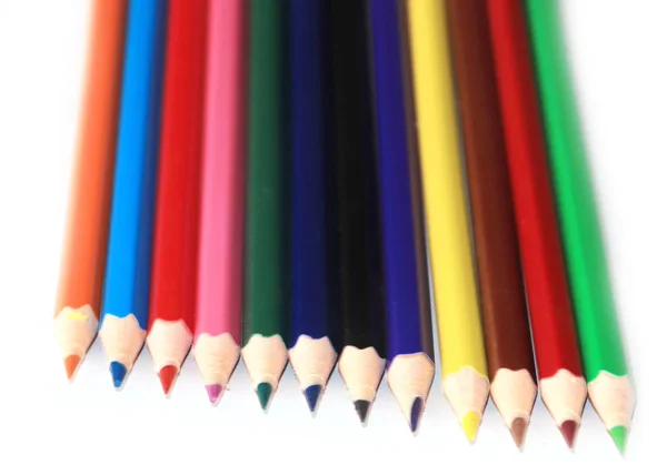 Buntstifte Als Werkzeug Zum Zeichnen — Stockfoto