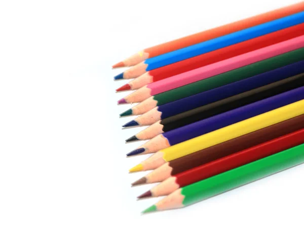 Buntstifte Als Werkzeug Zum Zeichnen — Stockfoto