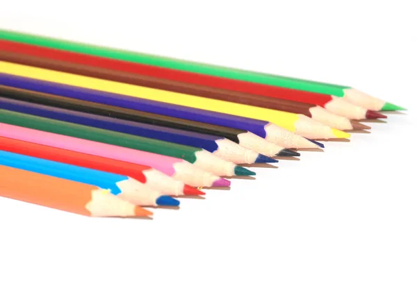 Conjunto Lápices Colores Como Herramienta Para Dibujar —  Fotos de Stock