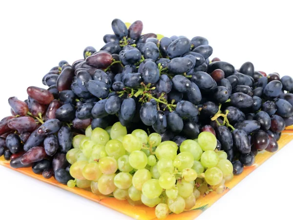 Récolte Beaux Grappes Raisins Frais Mûrs Pour Nourriture — Photo