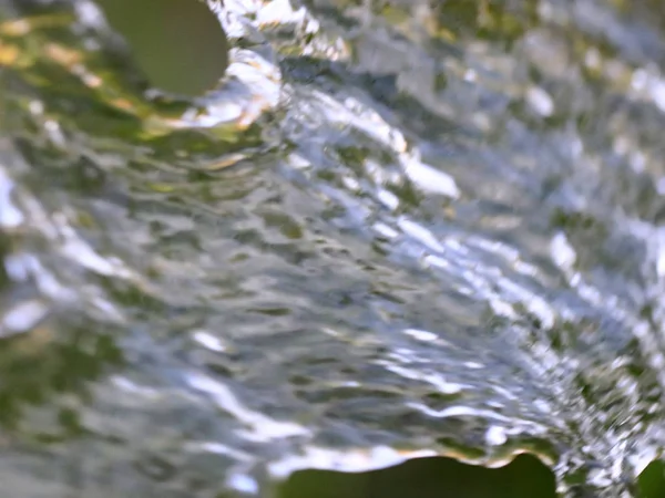 Gota Transparente Agua Composición Chorro Fuerte — Foto de Stock