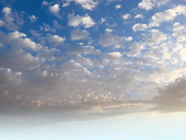 Hermoso País Cielo Nublado Atardecer — Foto de Stock