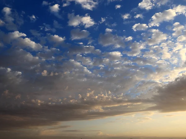 Beautiful Country Cloudy Sky Sunset — Stock Photo, Image