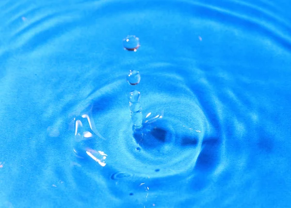 drops of pure water paint beautiful patterns on the surface of the liquid after the impact