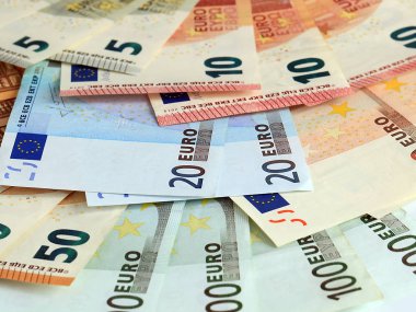 euro banknot bir grup dünya mali yapısını bir unsuru olarak