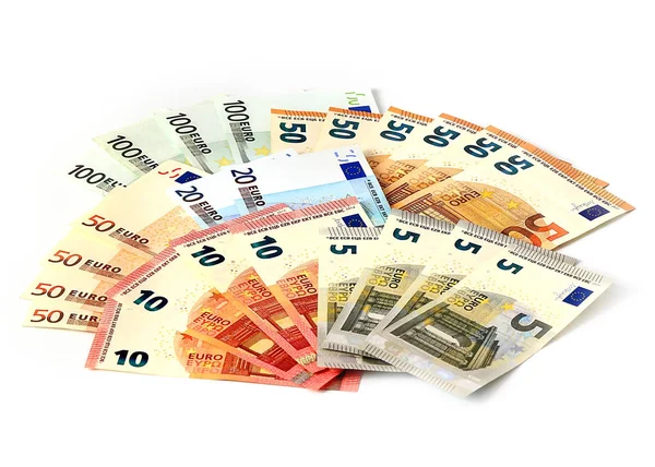Ein Bündel Euro Banknoten Als Element Der Finanzstruktur Der Welt — Stockfoto