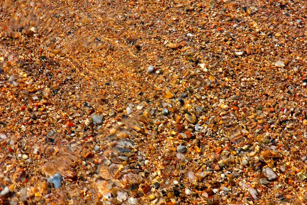 Чистая Морская Вода Красивый Песок Береговой Линии — стоковое фото