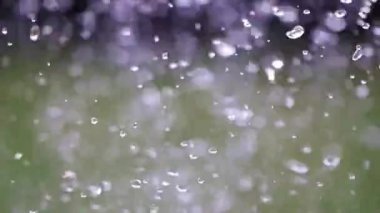 türbülanslı akış saf sıvı suya bir damla