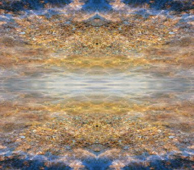 simetrik görüntü aynalar ile çekim tarafından elde