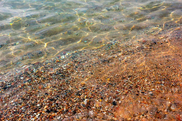 Gyönyörű Homokos Strand Tiszta Tengervíz — Stock Fotó