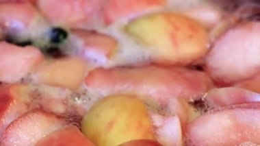 Kurutulmuş meyve kompostosu hazırlanmasında kaynar su