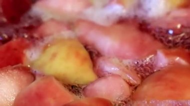 Kurutulmuş meyve kompostosu hazırlanmasında kaynar su