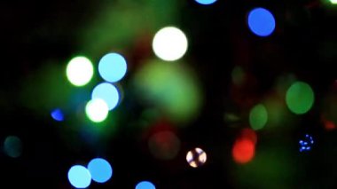 bulanık ışık şenlikli aydınlatma dekorasyon unsuru olarak