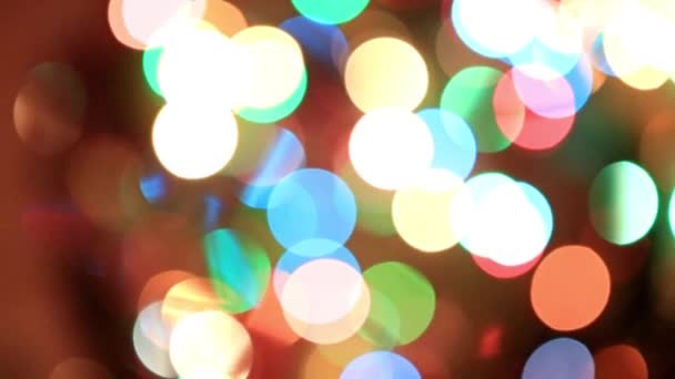 lumières floues de l'éclairage festif comme un élément de décoration 