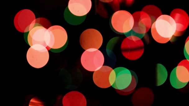 lumières floues de l'éclairage festif comme un élément de décoration 