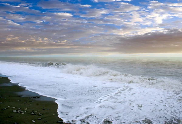 Stormy Surface Sea Gloomy Sky — Stock Photo, Image