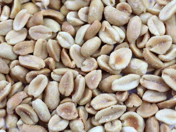 Amendoins Grãos Descascados Como Elemento Guloseimas — Fotografia de Stock