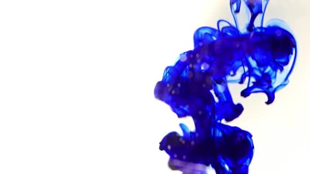 Fantasievolle Farbmuster Wasser Gemischt — Stockvideo