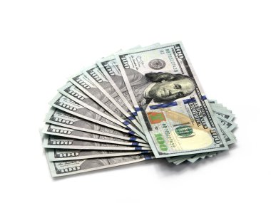 yüz dolar faturaları yığını ödeme aracı olarak