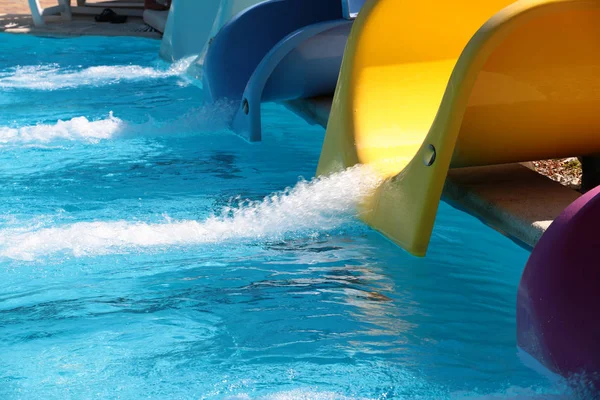 Flow Clean Liquid Water Park Attraction — Stock Photo, Image