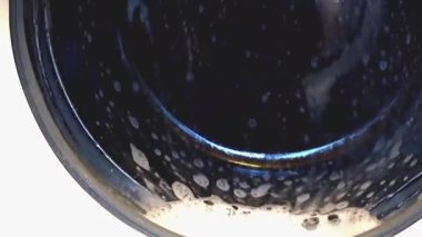 bir otomatik çamaşır makinesi Tekstil yıkama işlemi