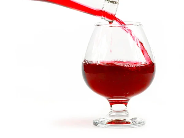 Όμορφα Σχέδια Φανταστική Τρέχουσα Κόκκινο Κρασί Ποτήρι — Φωτογραφία Αρχείου