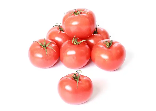 Reife Frische Tomaten Gekocht Für Verkauf Und Lebensmittel — Stockfoto