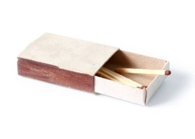 ev ihtiyaçları için eşleşmeler içeren kağıt kutusu