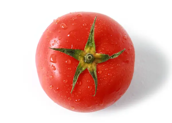 Ripe Fresh Red Tomato Part Harvest — Stock Photo, Image