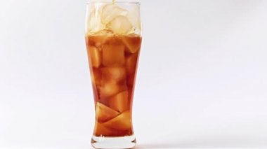 buz çok bir bardak ferahlatıcı limonata