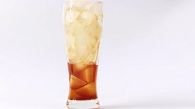 buz çok bir bardak ferahlatıcı limonata