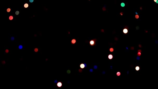 Festliche Illumination Den Zweigen Der Weihnachtskiefer — Stockvideo