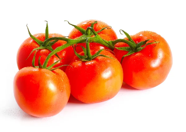 Ripe Tomatoes Green Branch Food Element — Stock Photo, Image