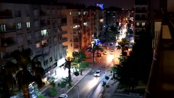 Evler Ulaşım Şehir Caddesi Antalya Türkiye — Stok video