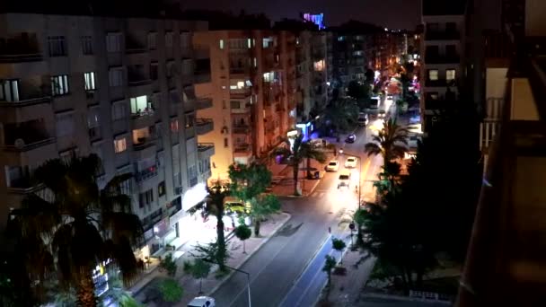 Domy Transport Ulicy Miasta Antalya Turcja — Wideo stockowe