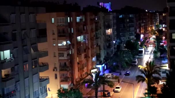 Evler Ulaşım Şehir Caddesi Antalya Türkiye — Stok video